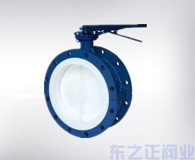 D41F46手柄法蘭式襯氟蝶閥