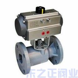 氣動塑料法蘭球閥