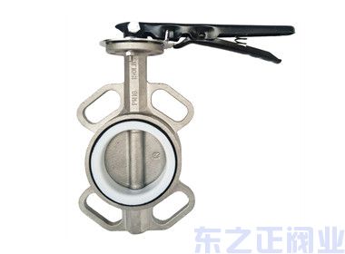 手動四氟不銹鋼蝶閥D71F