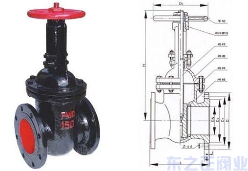 Z41T明桿鑄鐵閘閥