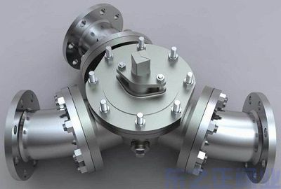 Y型三通法蘭球閥