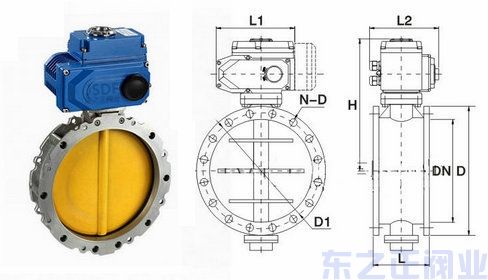 電動粉體蝶閥結構圖 電動粉體蝶閥結構圖