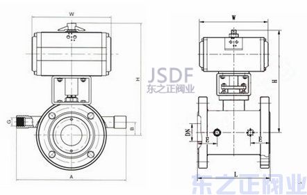 氣動(dòng)保溫球閥結(jié)構(gòu)圖