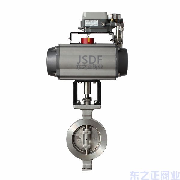 氣動高性能蝶閥 反面