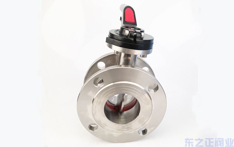 衛生級法蘭蝶閥 水處理不銹鋼法蘭蝶閥